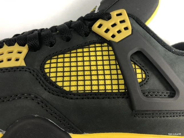 Cheap TBkick Air 4 Jordan Retro Thunder 308497-008 0810